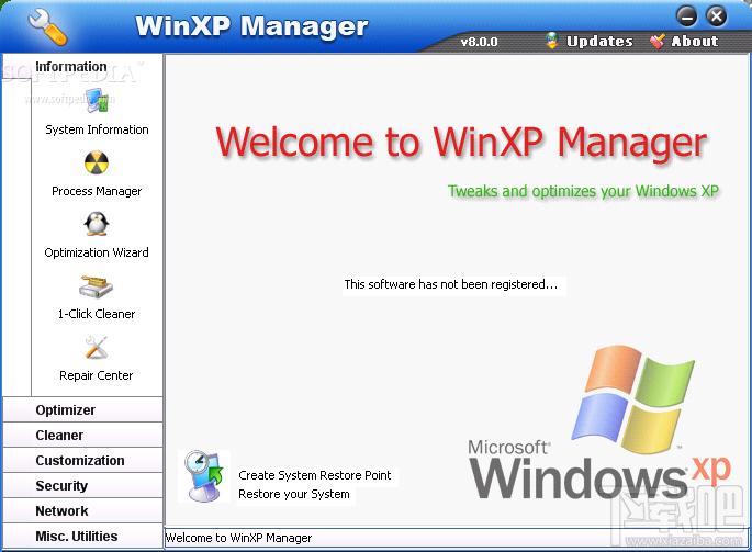 WinXP总管,WinXP Manager,WinXP优化工具